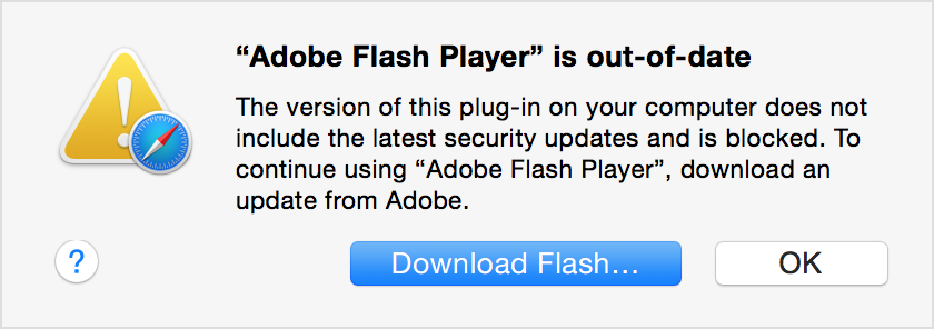 Adobe flash update for mac safari
